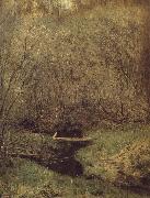 Levitan, Isaak Fruhing in the forest oil painting on canvas